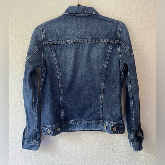 AG Robyn Jean Jacket Medium Wash 100% cotton Classic Style SZ S Small Pockets - Picture 5 of 10